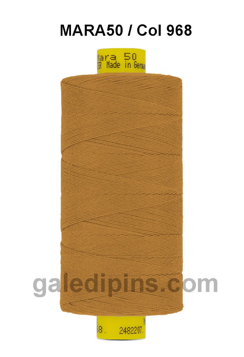 Gütermann Industrial Mara 50 Thread - SHADE CARD 1 & 2 - Galedi Pins