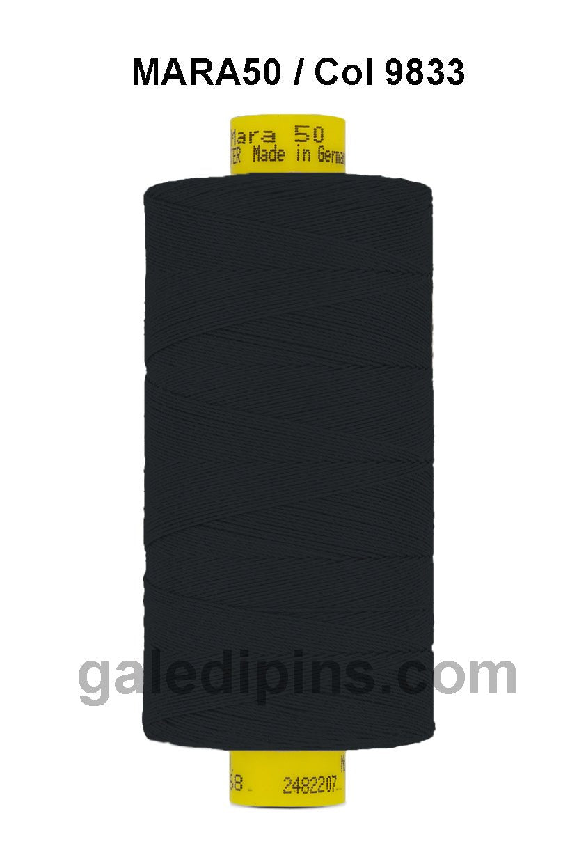 Gütermann Industrial Mara 50 Thread - SHADE CARD 15,16 & 17 - Galedi Pins