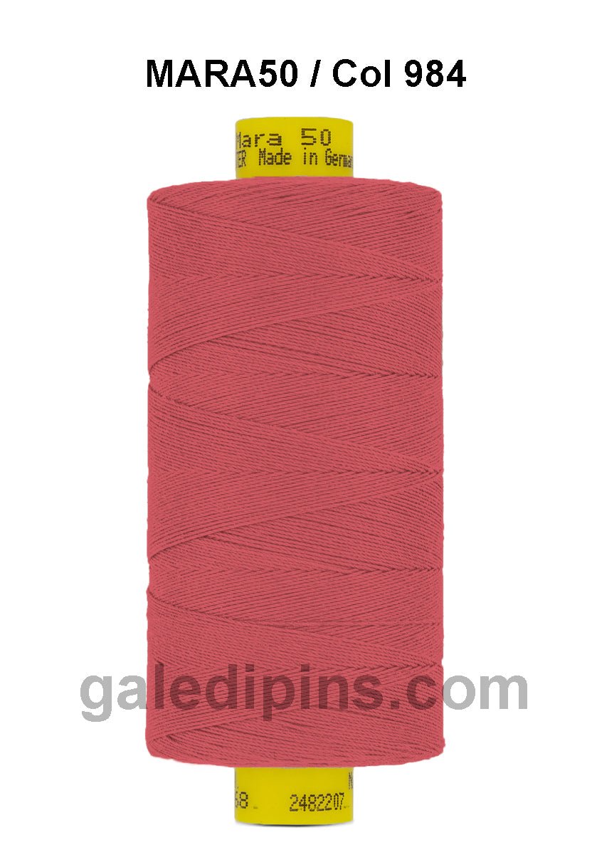 Gütermann Industrial Mara 50 Thread - SHADE CARD 5 & 6 - Galedi Pins