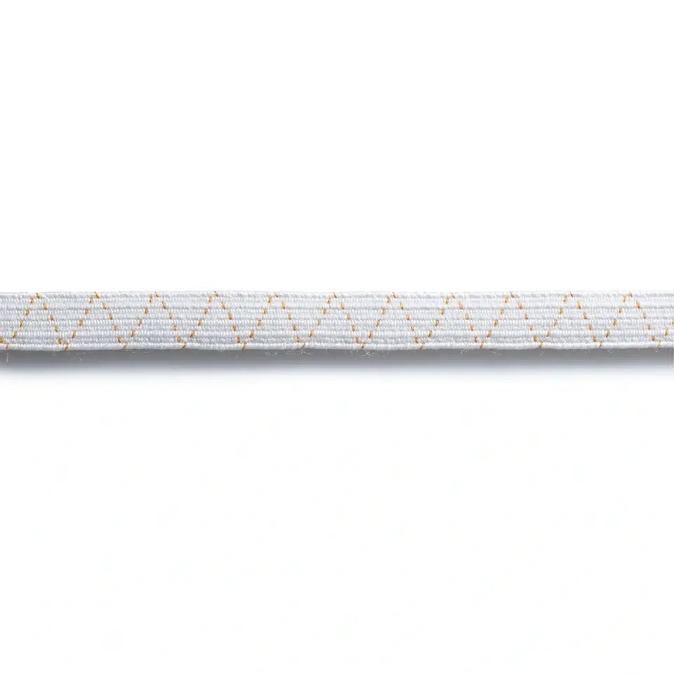 Standard elastic, 10mm, white, 5m - Galedi Pins