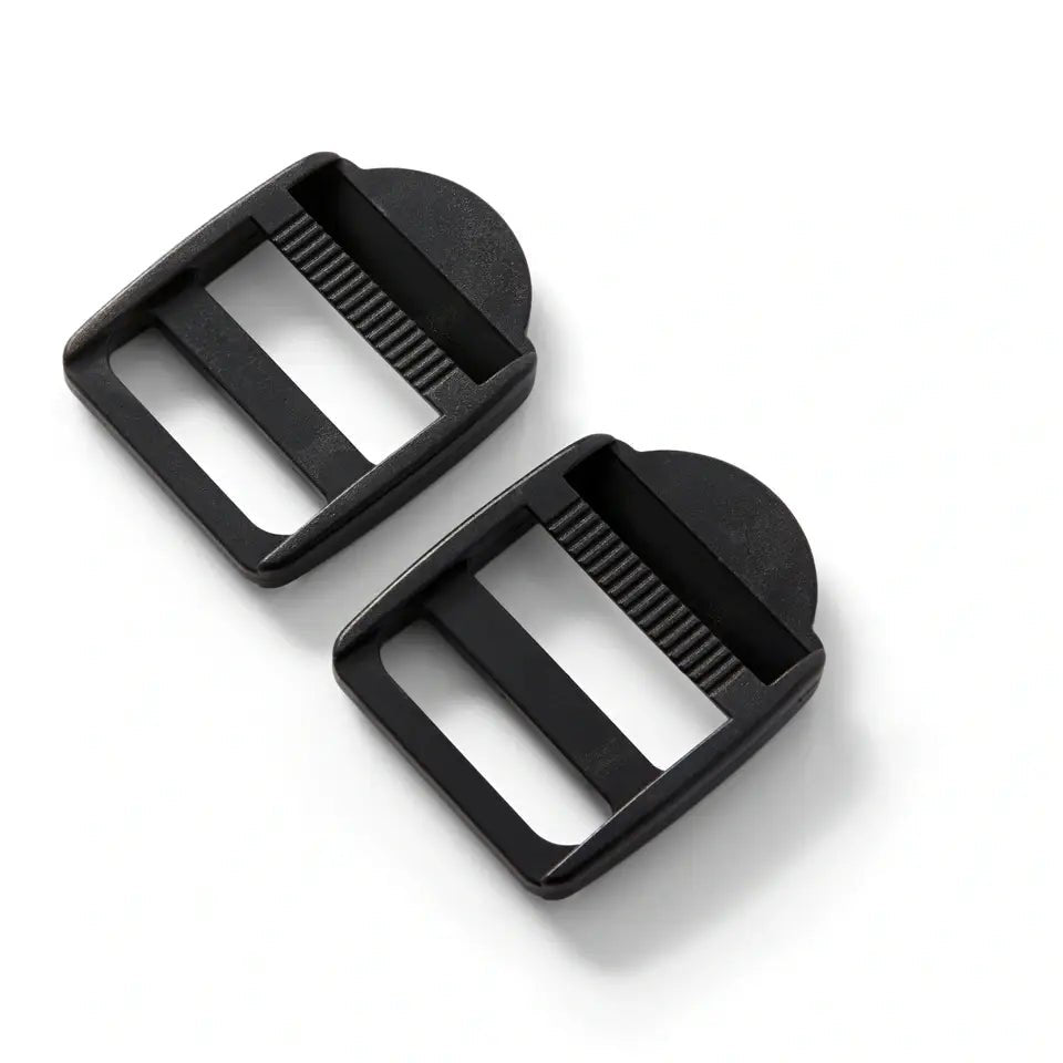 Clamp adjusting buckles, 30mm, black - Galedi Pins