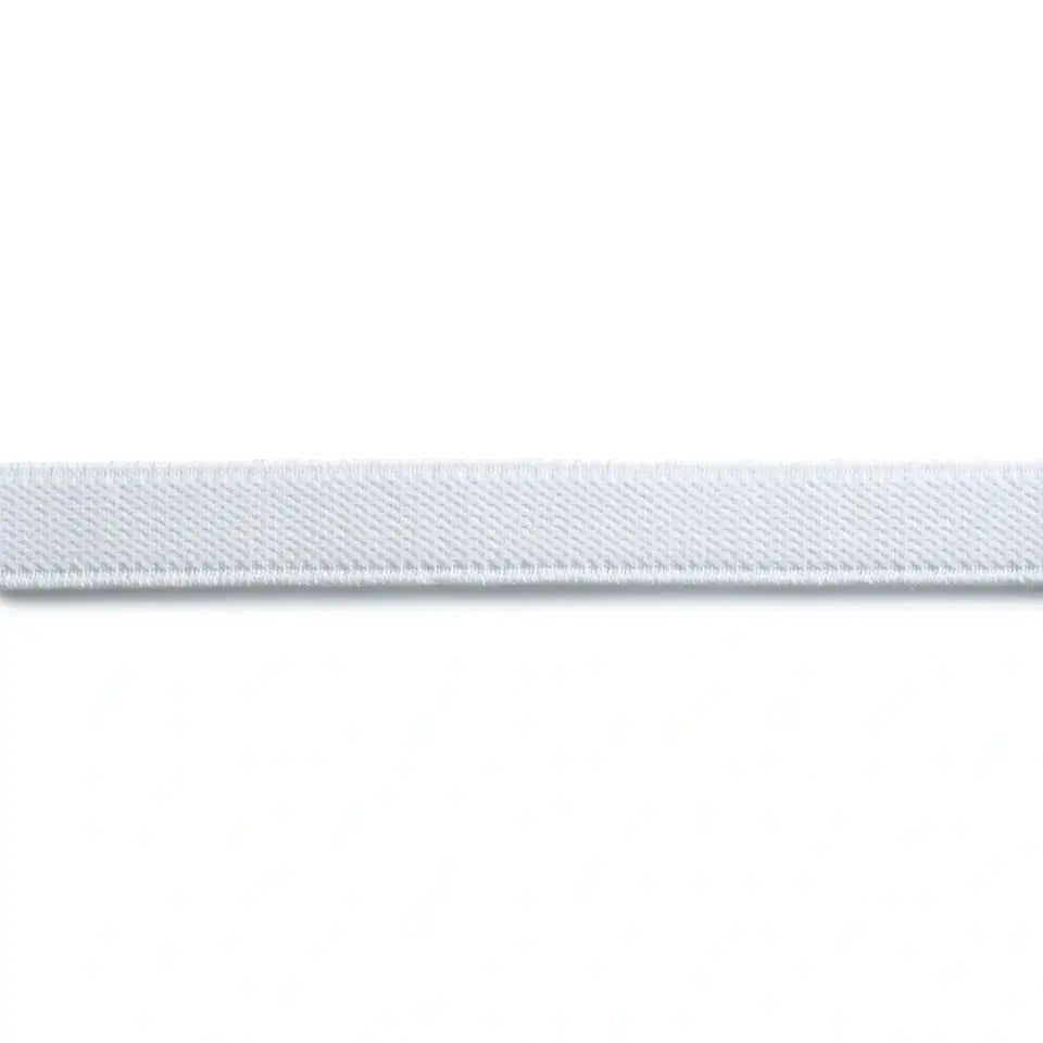 Velour elastic, 15mm, white, 1m - Galedi Pins