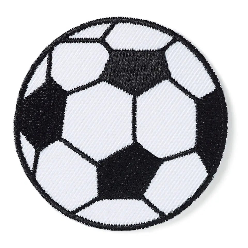 Applique football, large - Galedi Pins