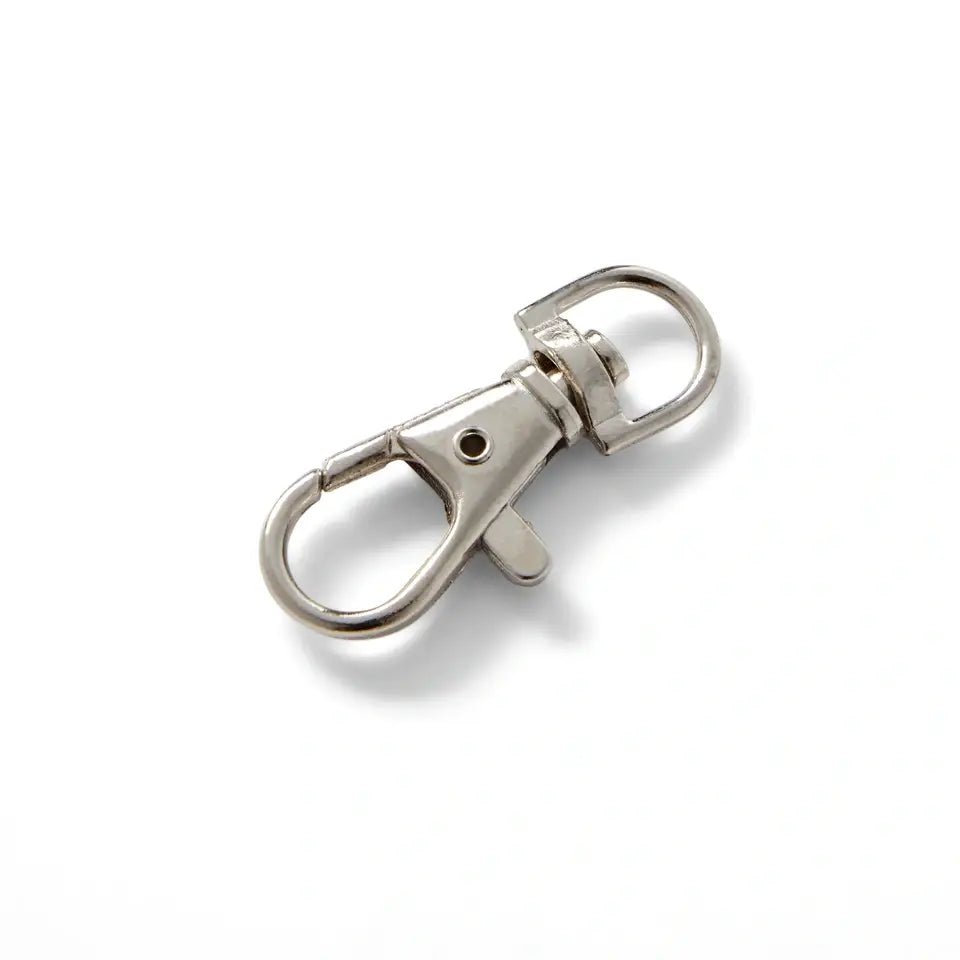 Snap hook 7 x 38mm, silver - coloured PRYM - Galedi Pins
