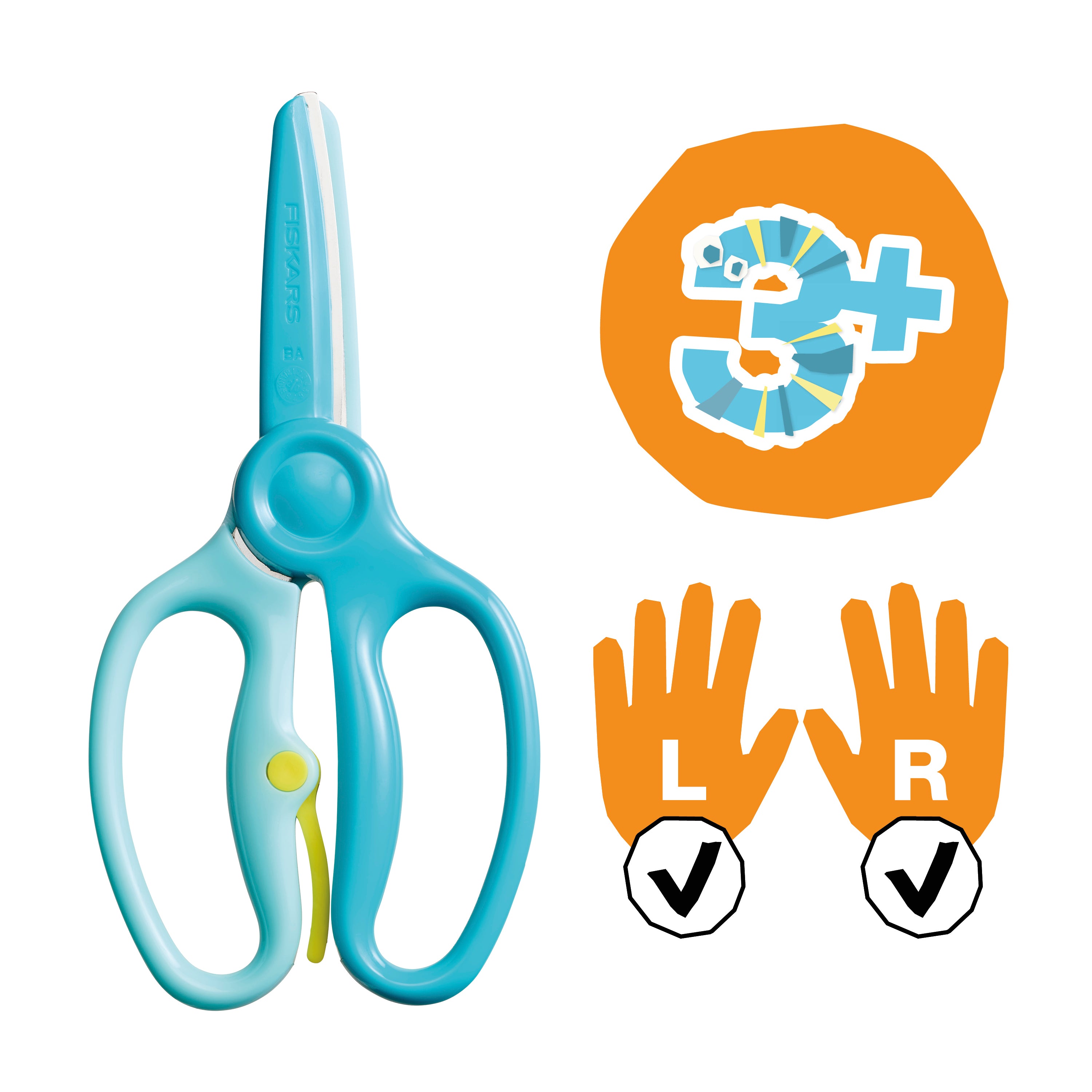Fiskars Kids Training Scissors & Activity Book (3+)