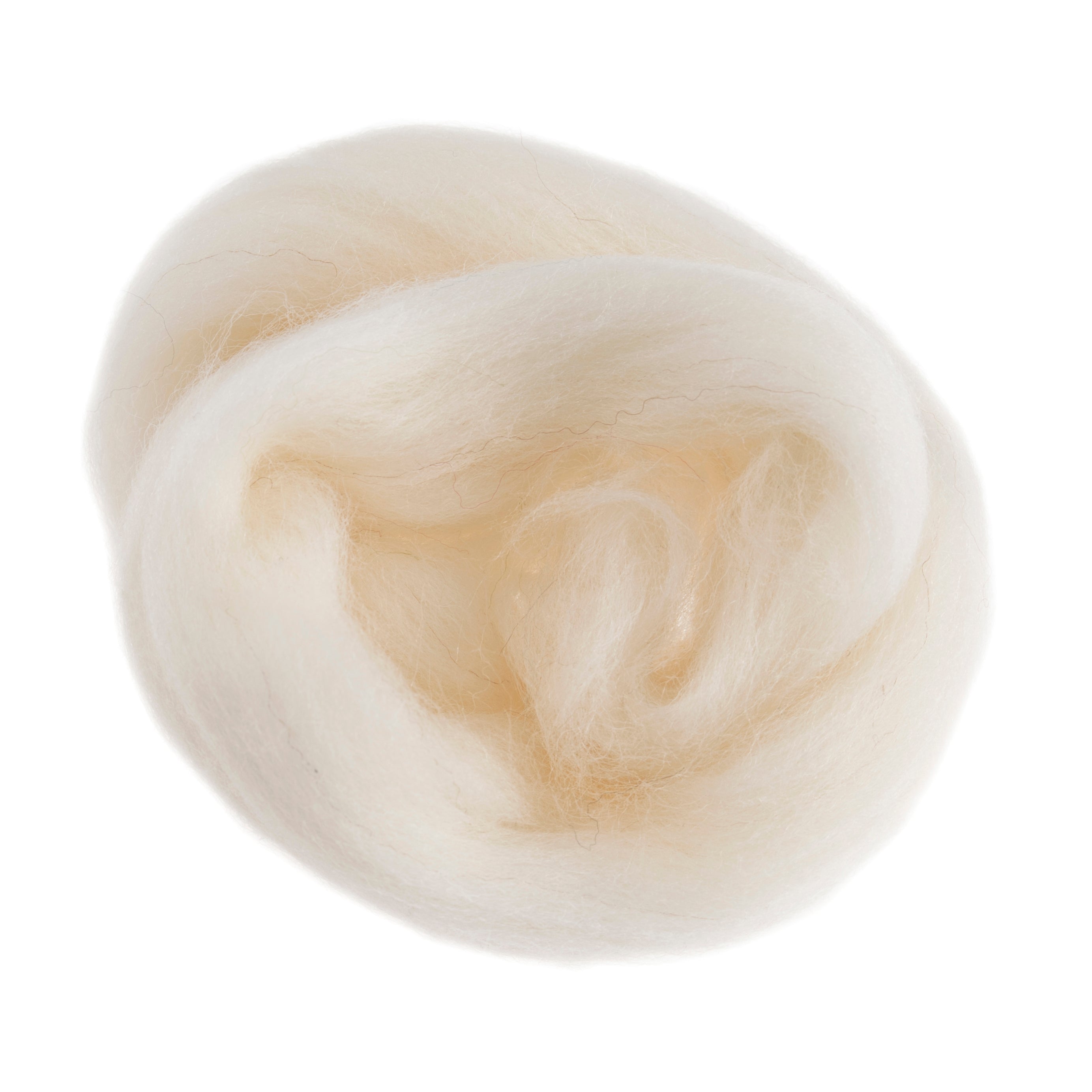 Trimits Natural Wool Roving – 10g Colorfast Fiber for Felting & Crafts