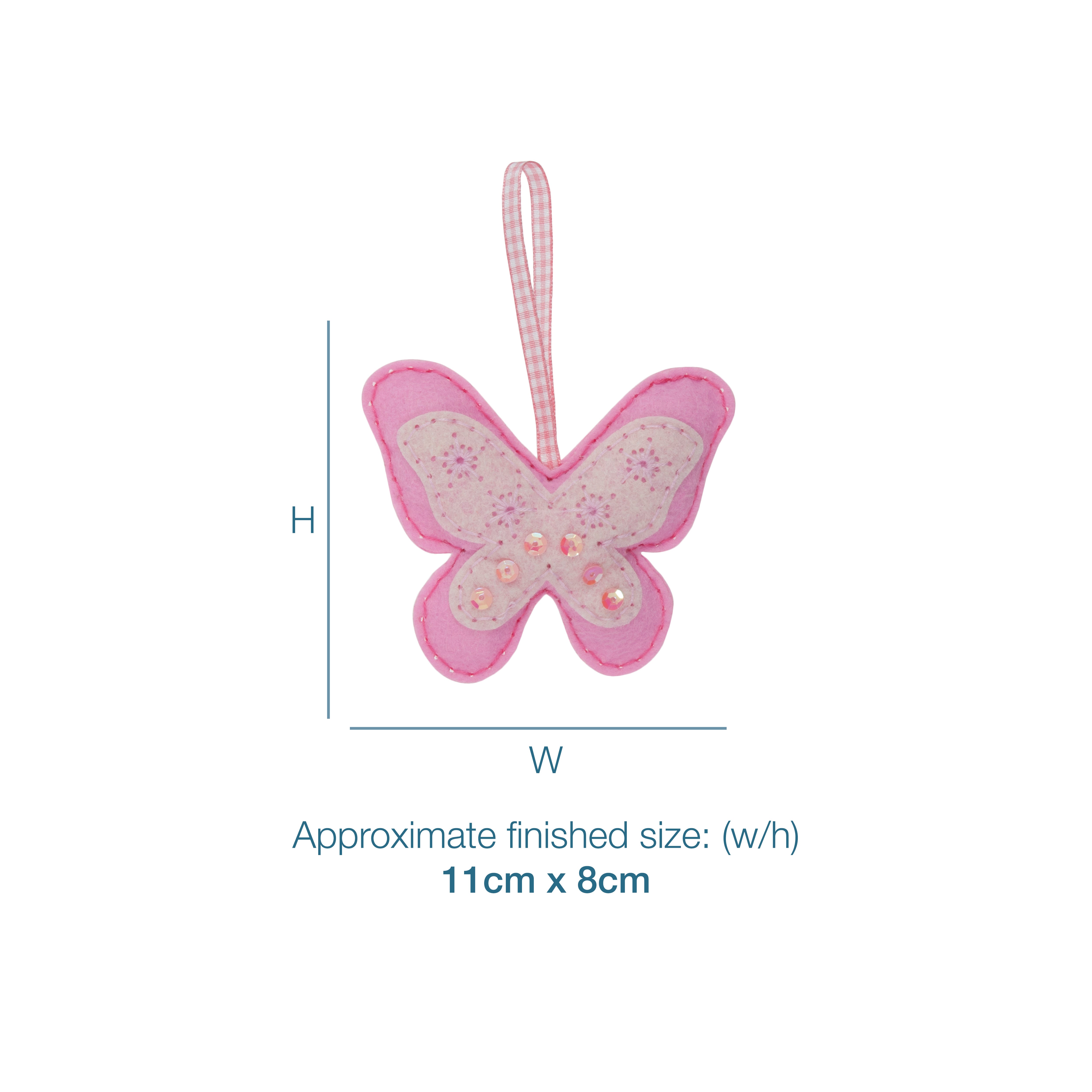 Trimits Felt Decoration Kit – Butterfly Craft Kit