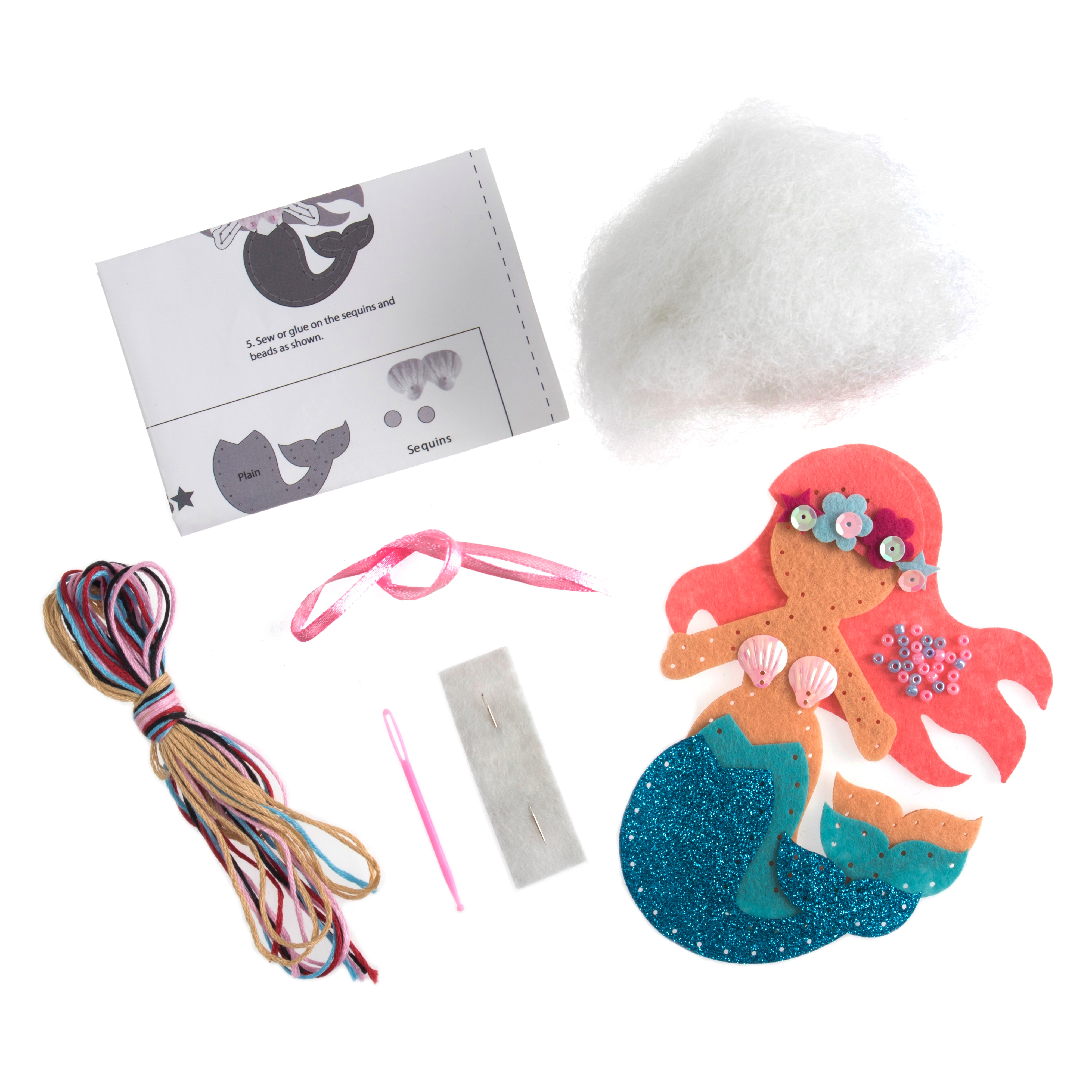 Trimits Felt Decoration Kit – Mermaid Craft Kit