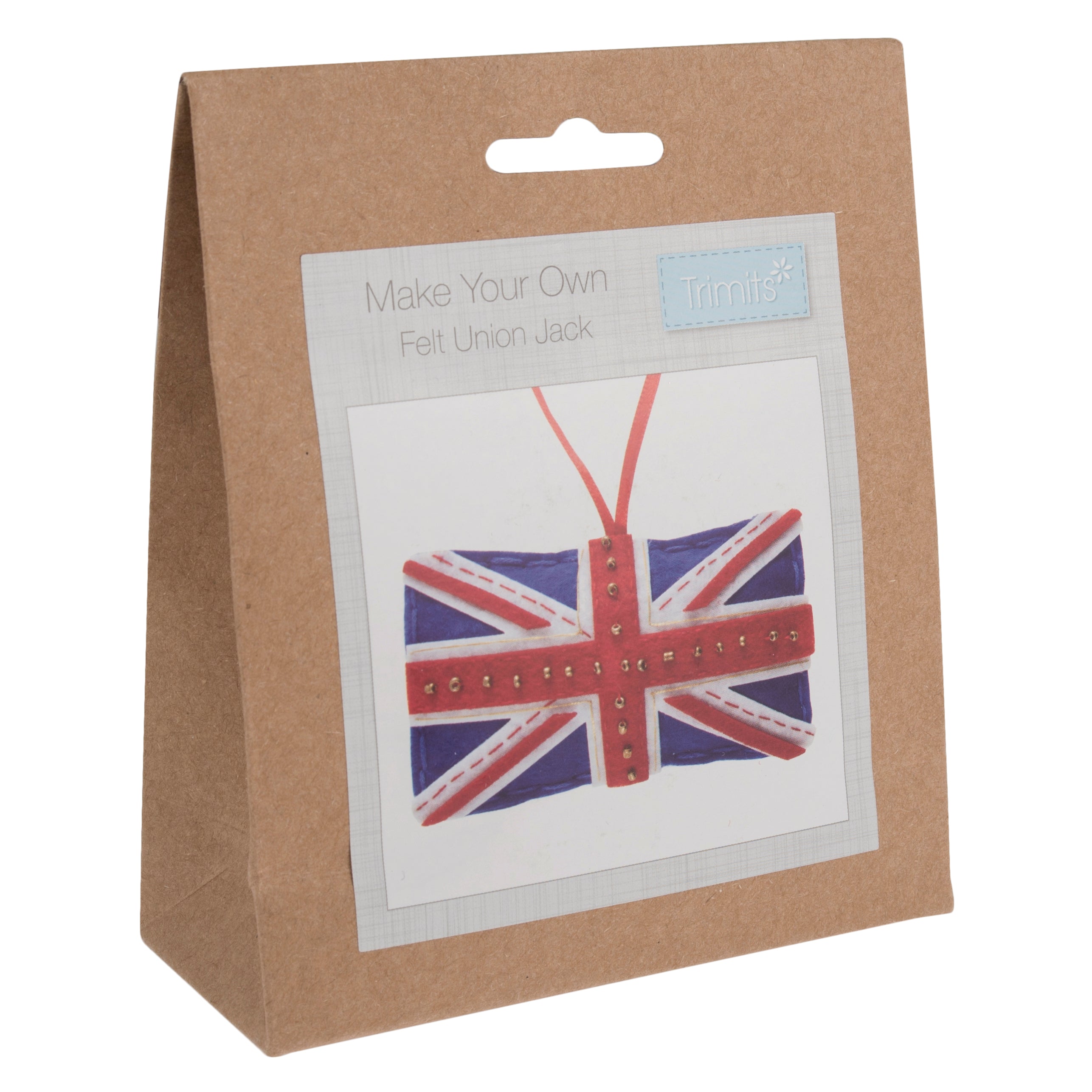 Felt Decoration Kit – Union Jack | Galedi Pins Craft Supplies