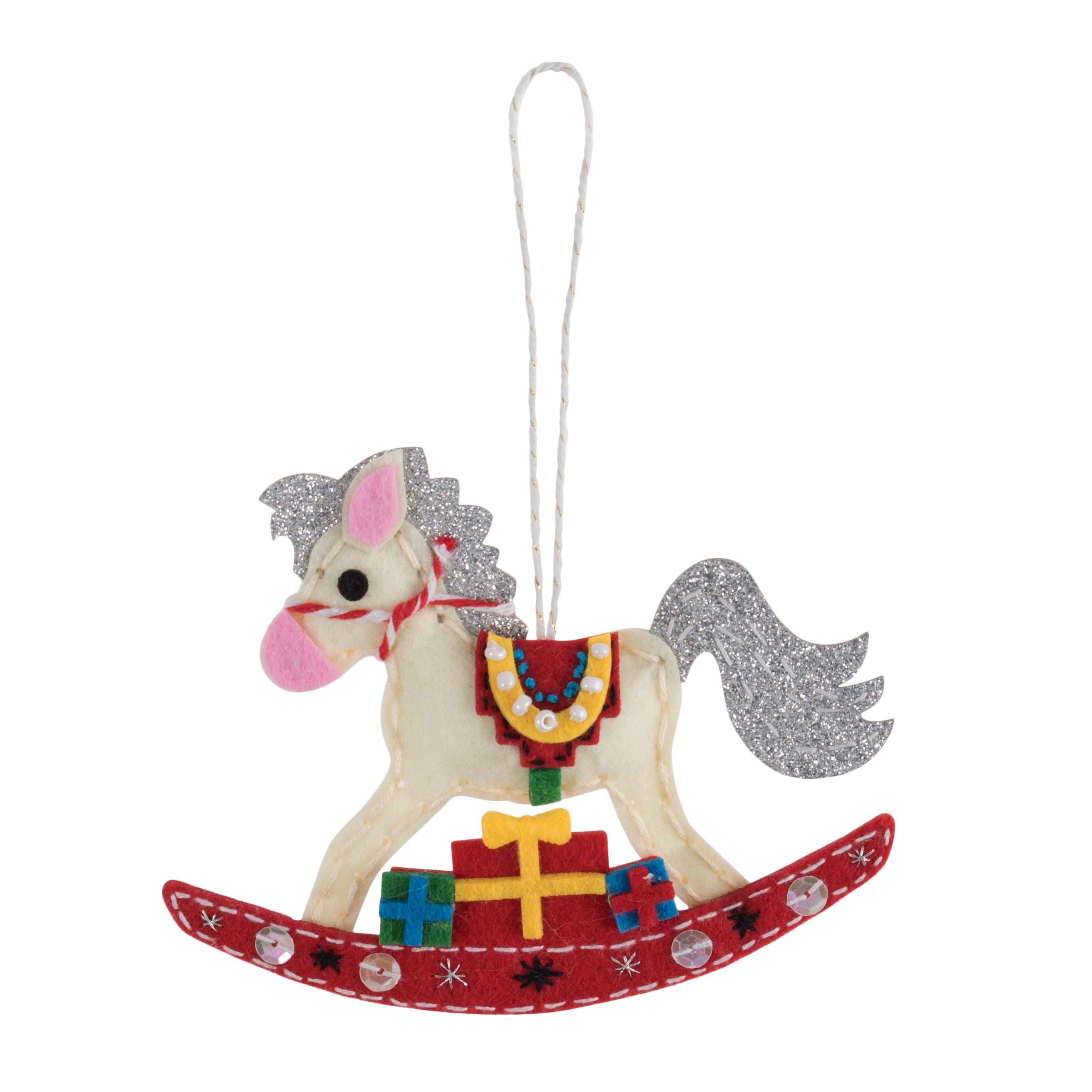 Trimits Felt Rocking Horse Decoration Kit – Christmas Craft