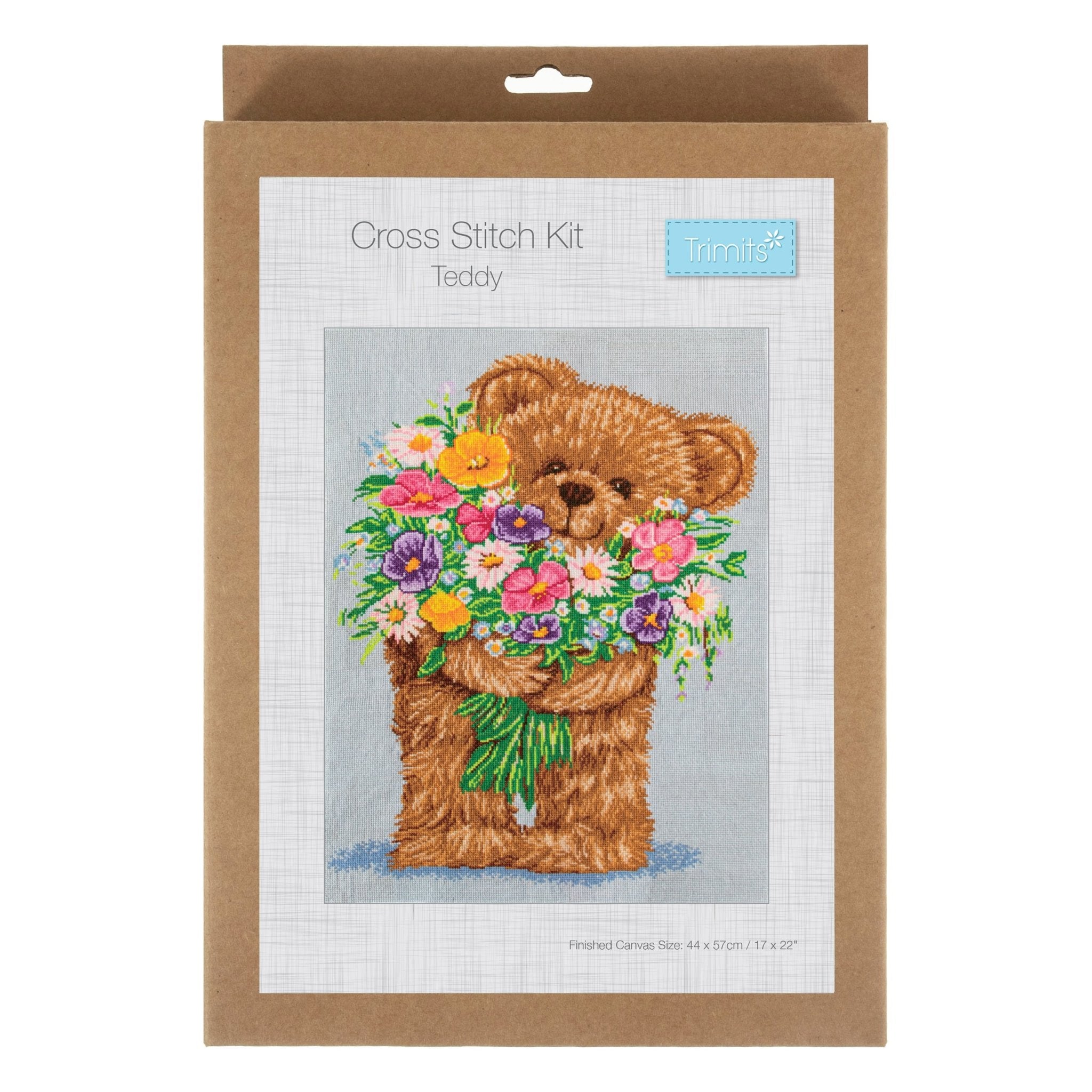 Cross Stitch Kit Teddy - Galedi Pins