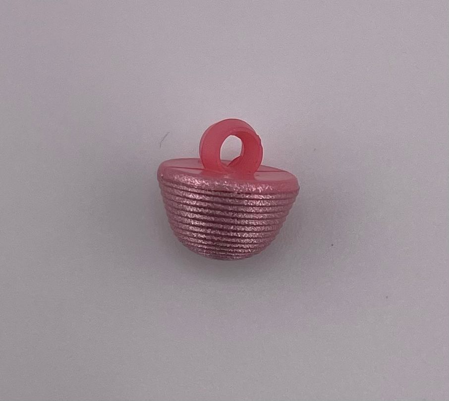 Mushroom Shaped Buttons, Metallic/Silvery Top, 10mm - Galedi Pins