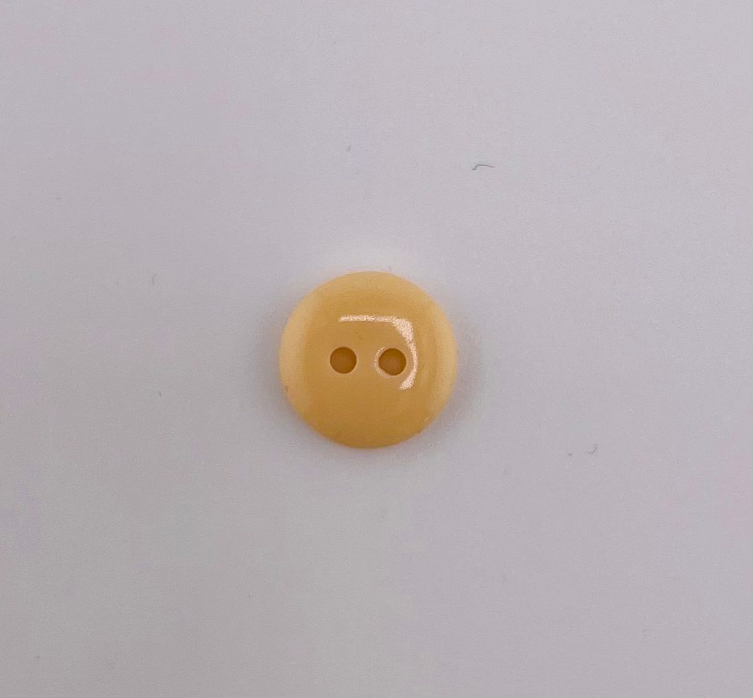 Polyester, 2 - hole, Shiny Button 10mm - Galedi Pins