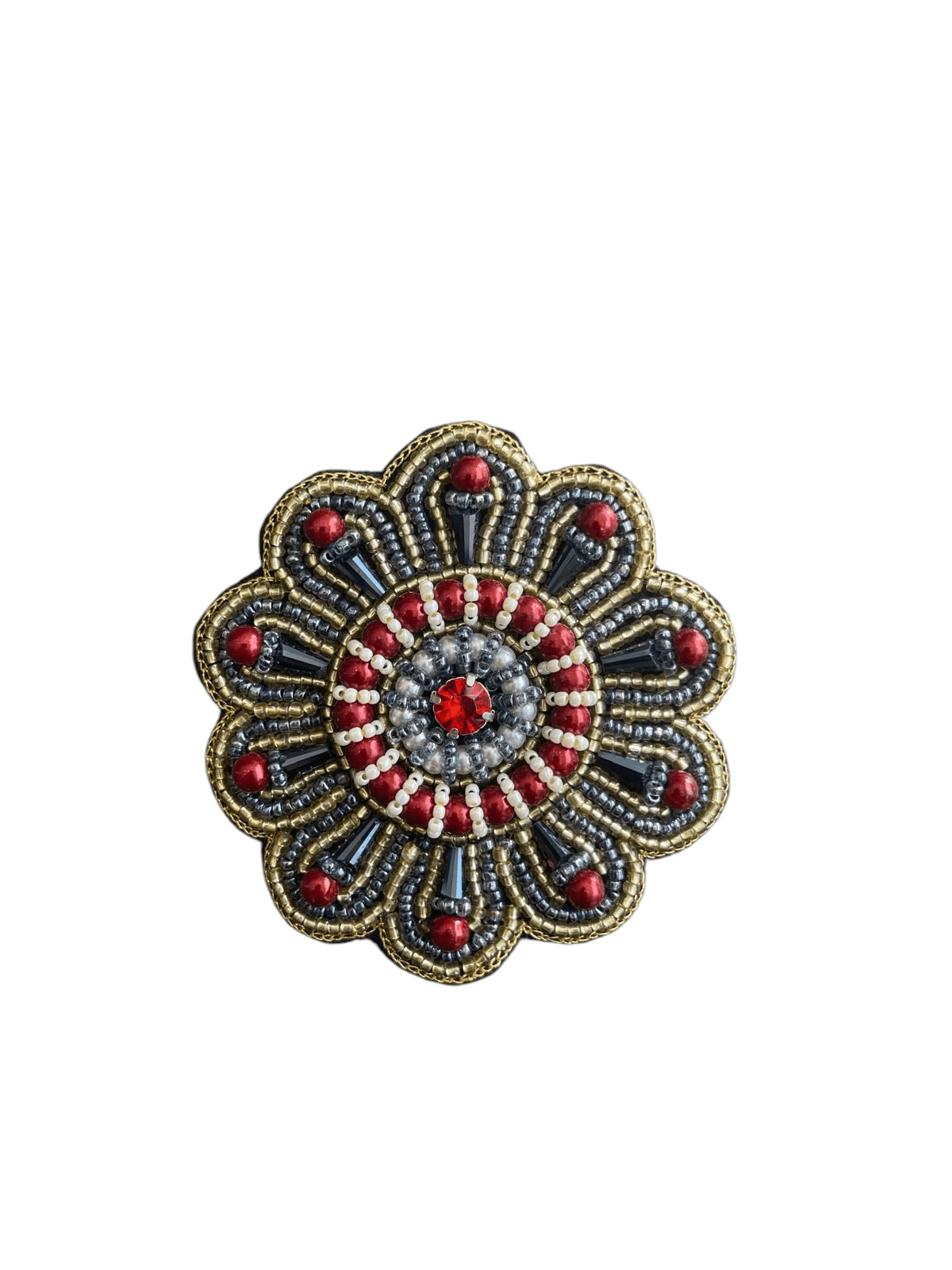 Beaded Handcrafted Brooch - Galedi Pins