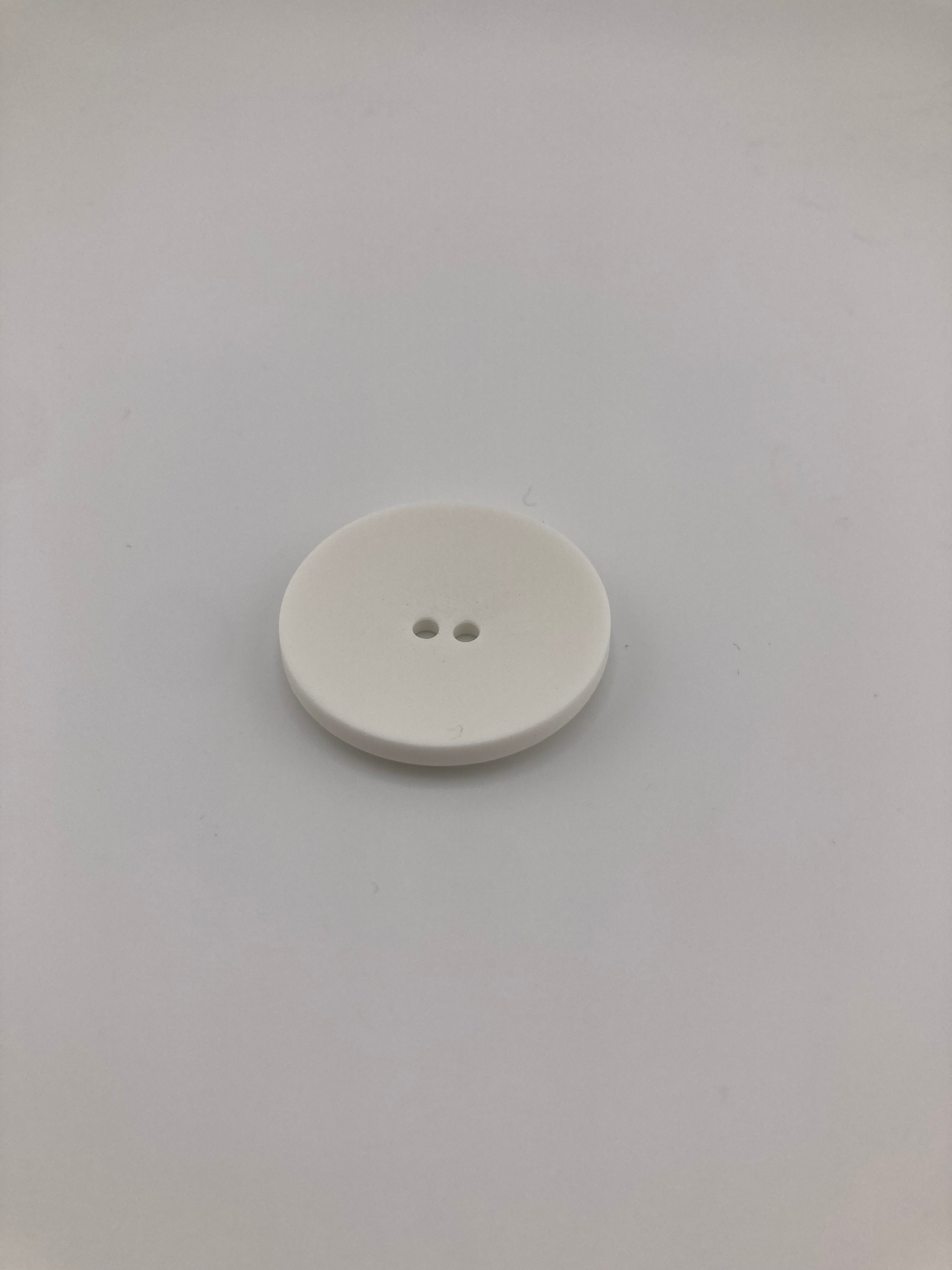 White 34mm 2-Hole Button – Galedi Pins Sewing Supplies