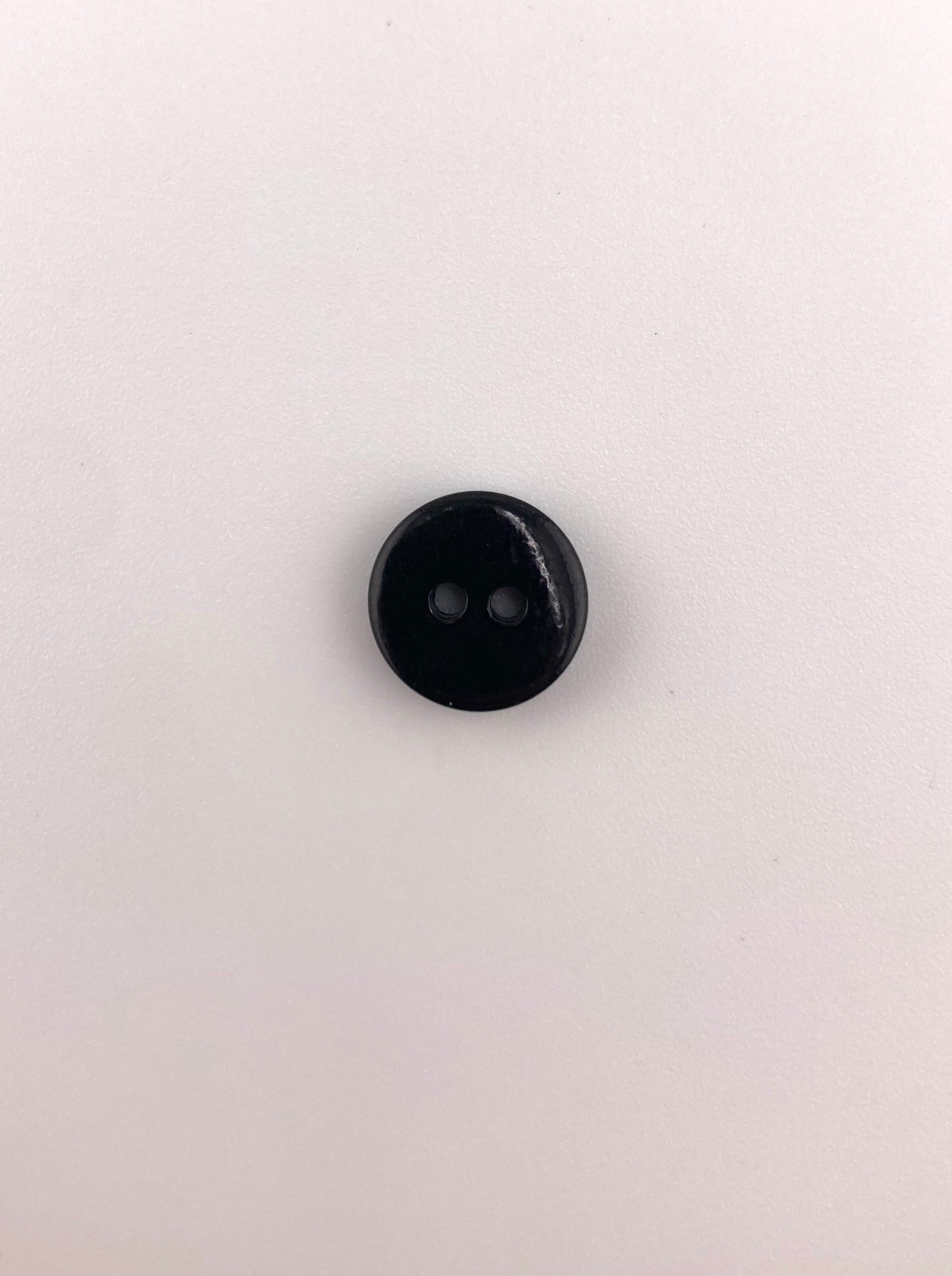 Black 12mm 2-Hole Button – Galedi Pins Sewing Accessories