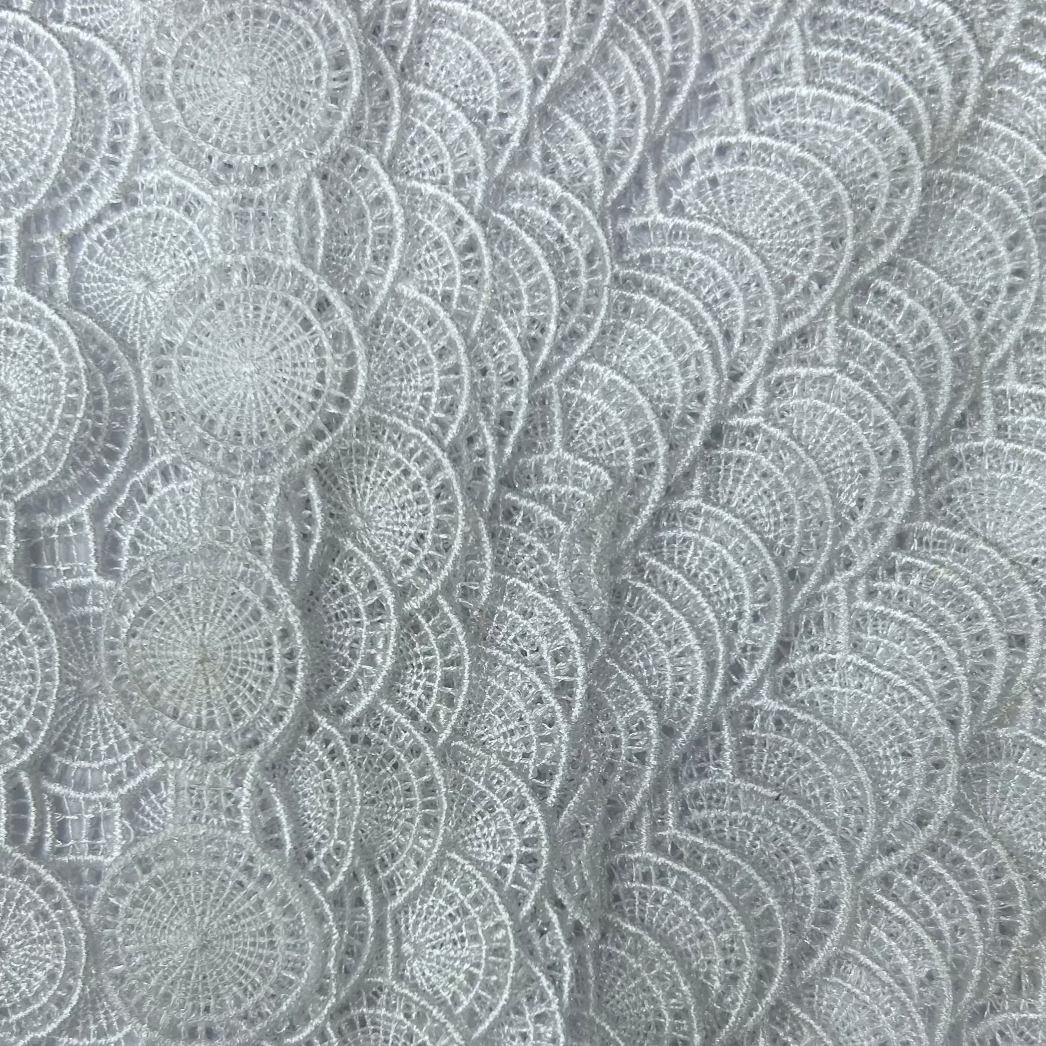 Polyester Lace Trim – Galedi Pins | Optical White Fabric Meter
