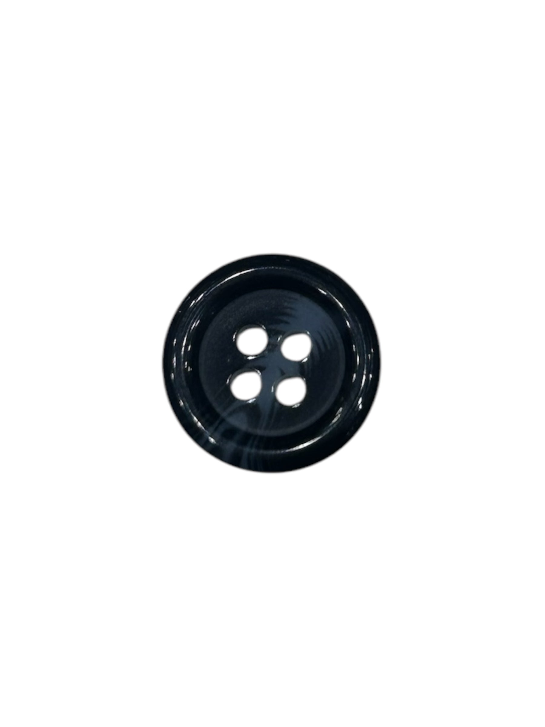 4 Hole Polyester Button, Blue - Galedi Pins