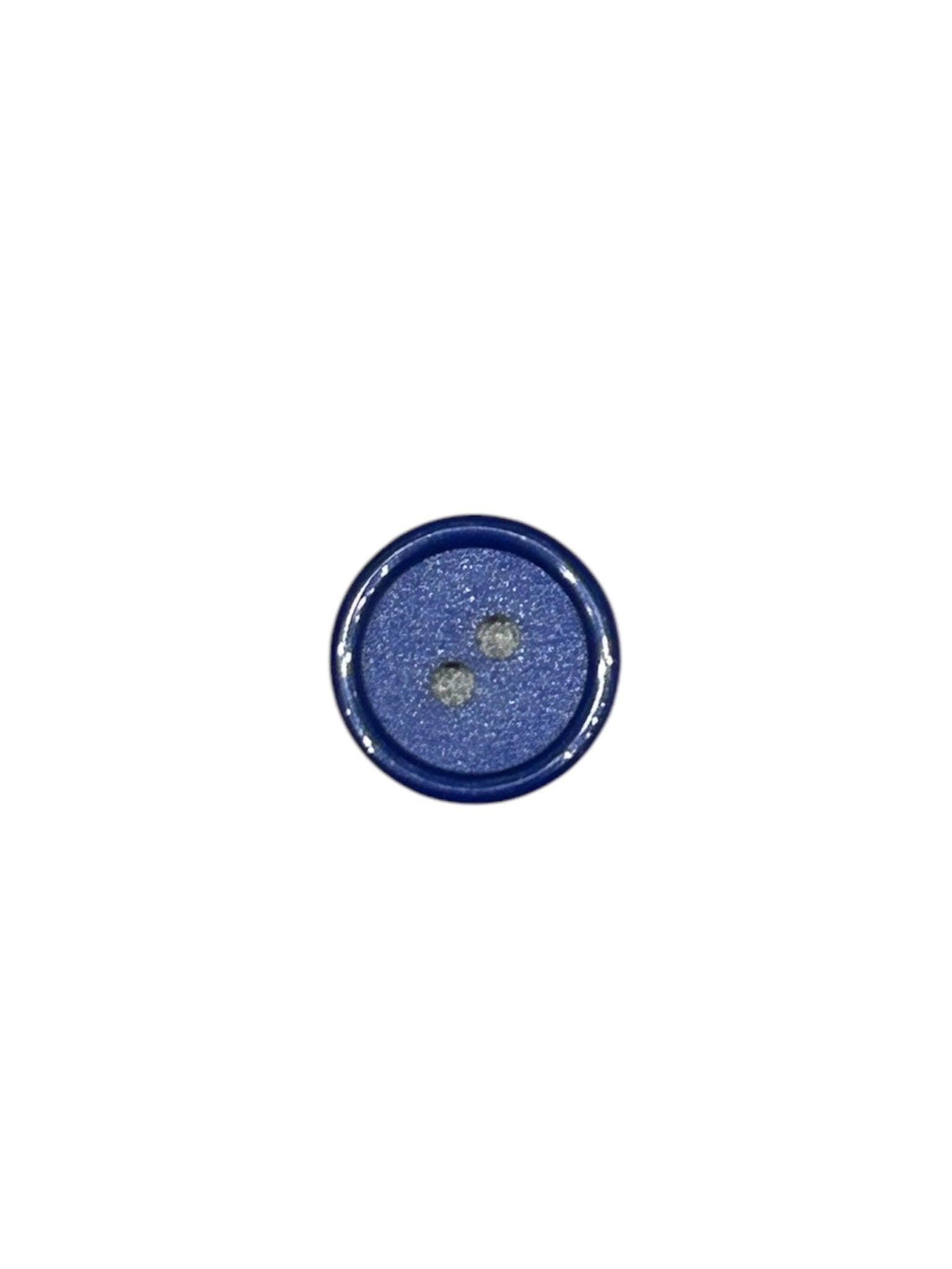 2 Hole Polyester Button, Royal Blue - Galedi Pins