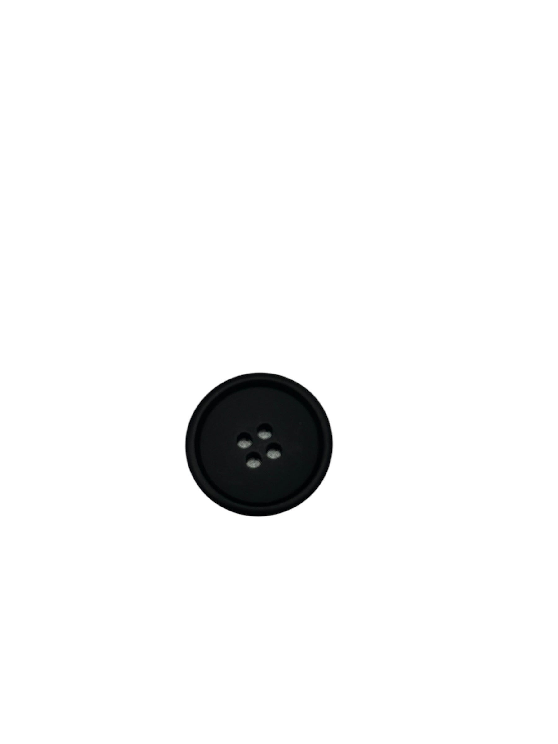 4 - Hole Recycled Paper Button, Matte Black - Galedi Pins