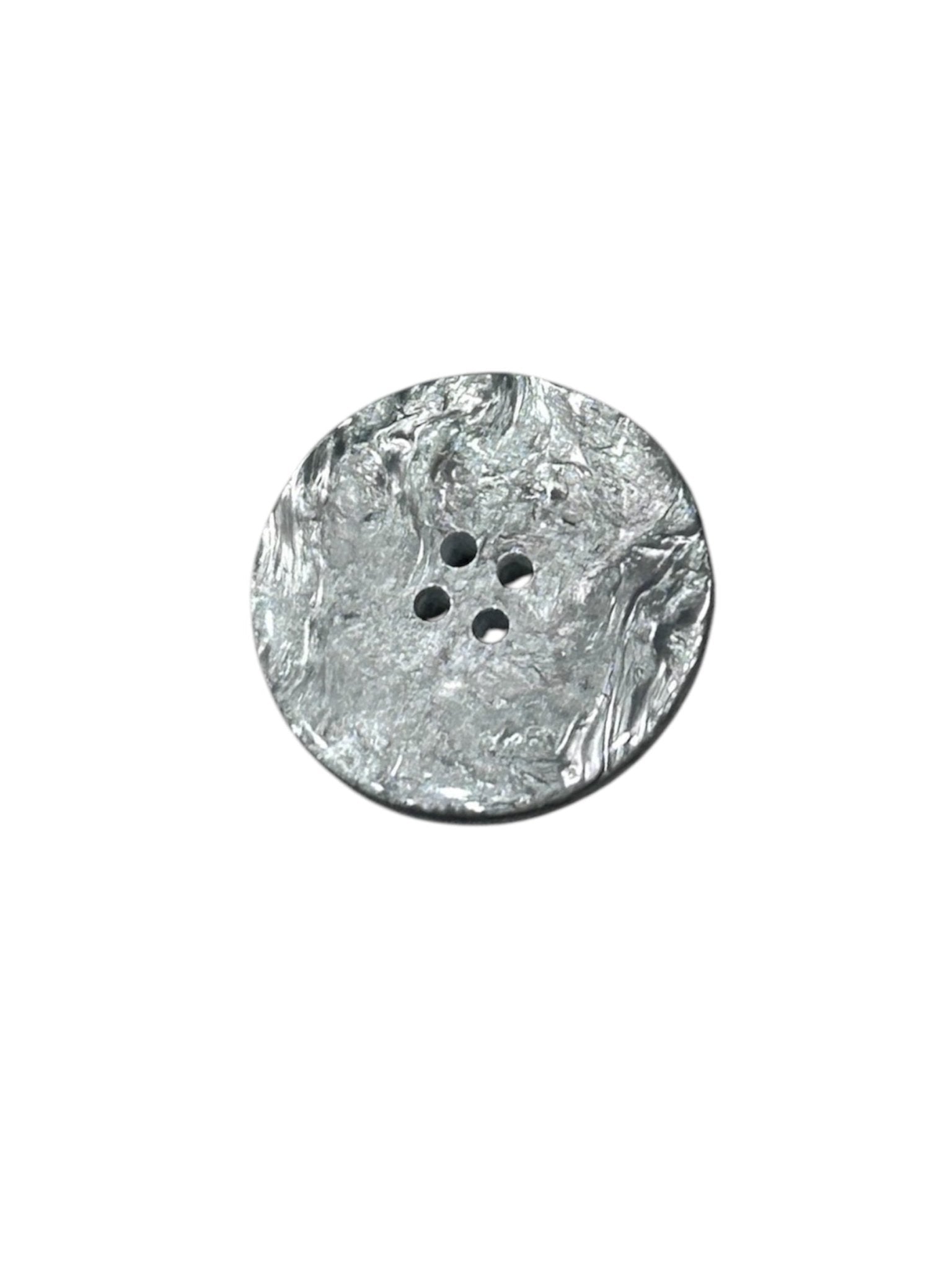 4 Hole Plastic Button, Light Grey design - Galedi Pins