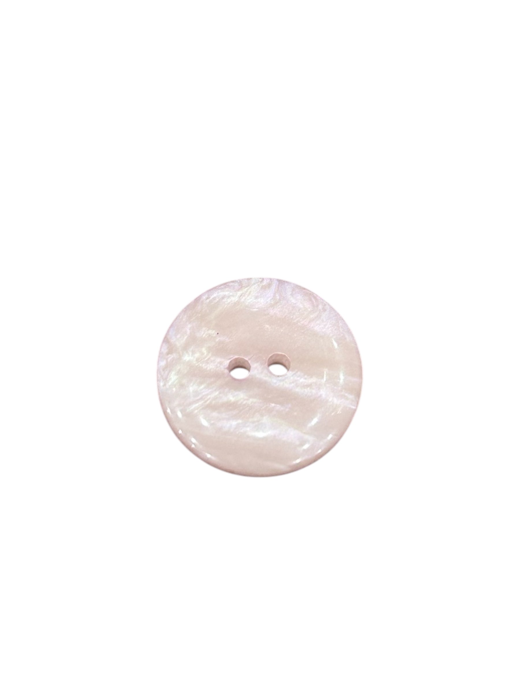 2 Hole plastic Button, Pale Pink - Galedi Pins