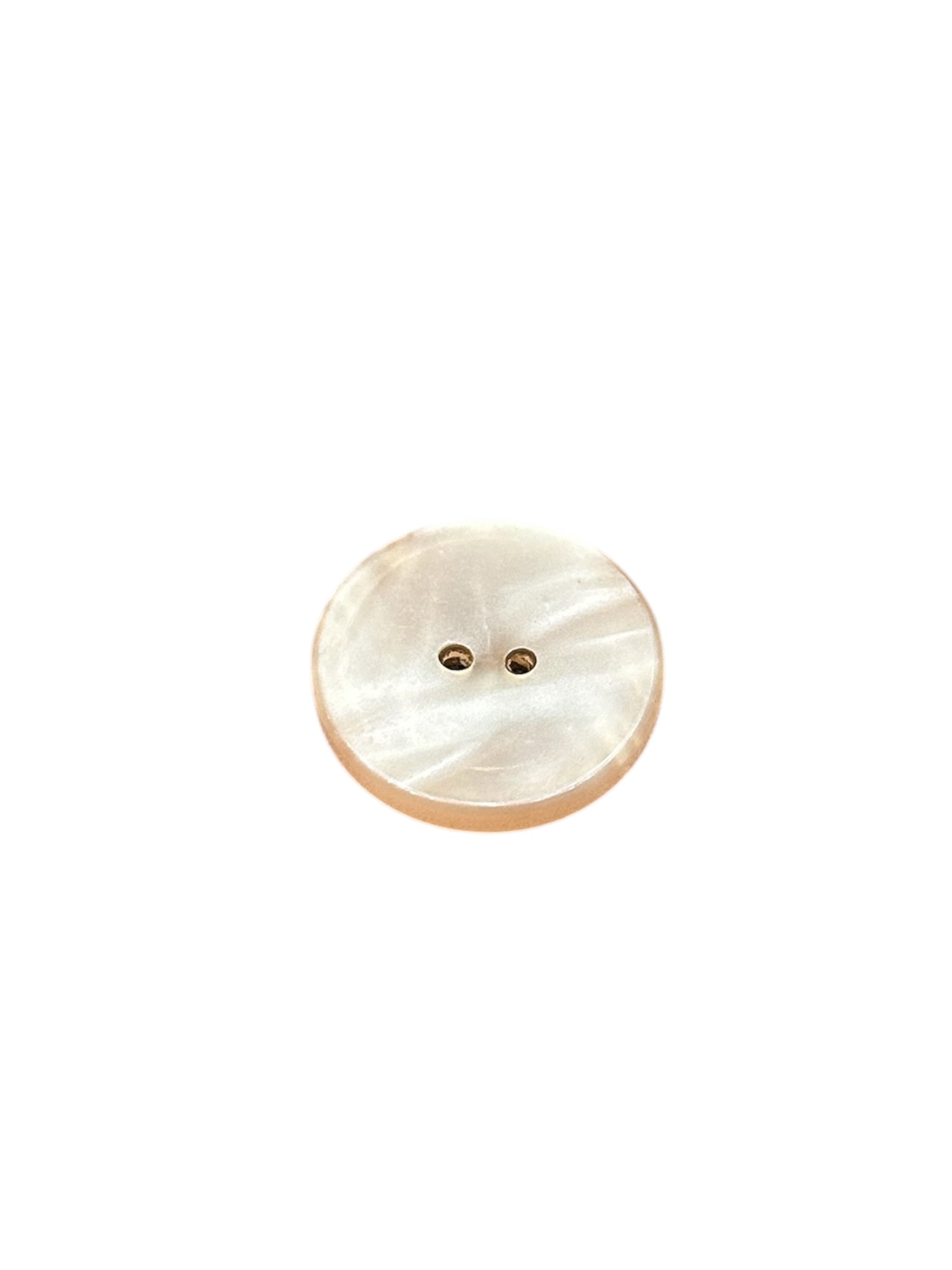 2 Hole Plastic Button, Peach - Galedi Pins