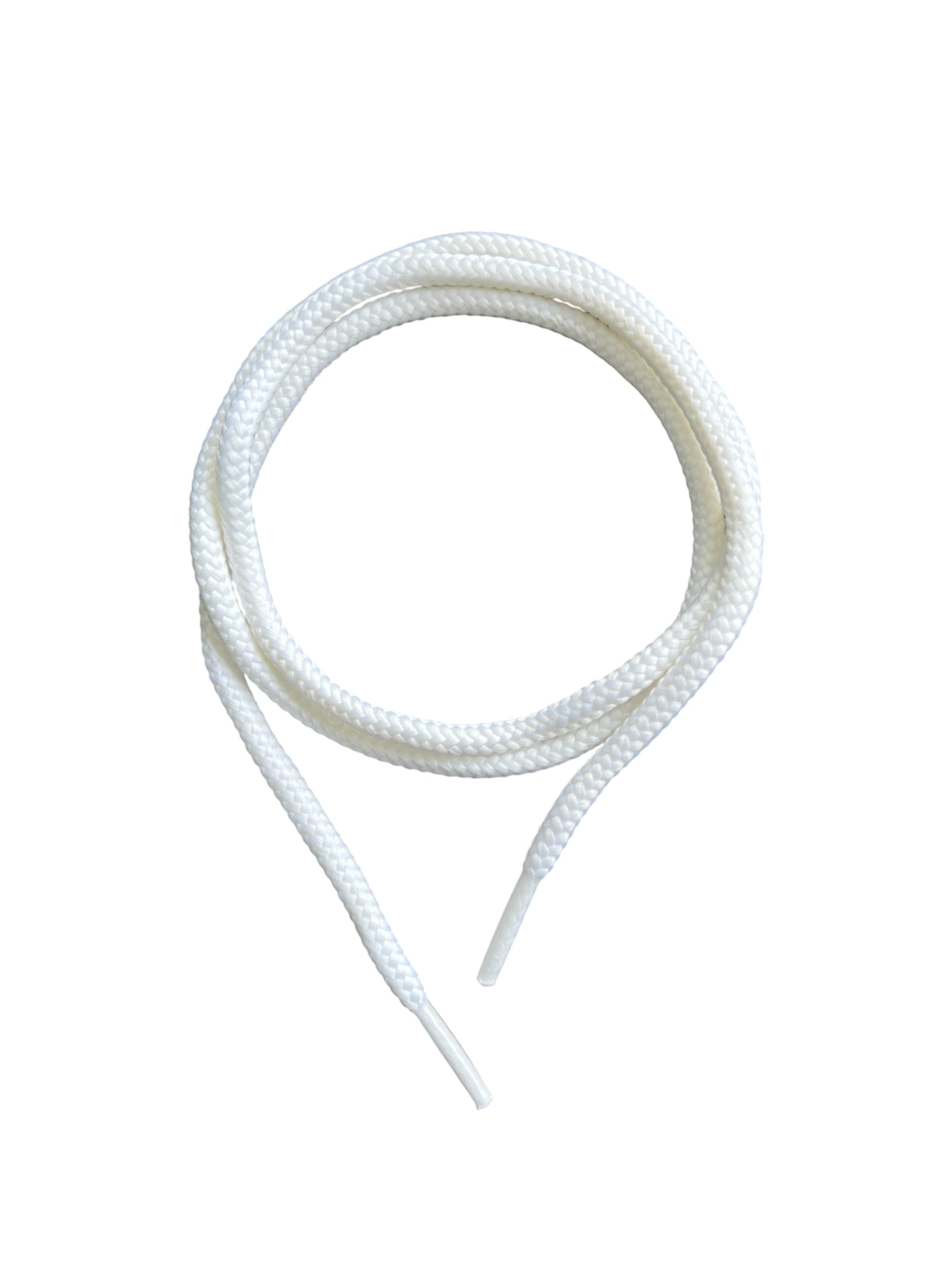 Shoe Laces, Round 1m, White, Round/ Flat Laces, 2pc