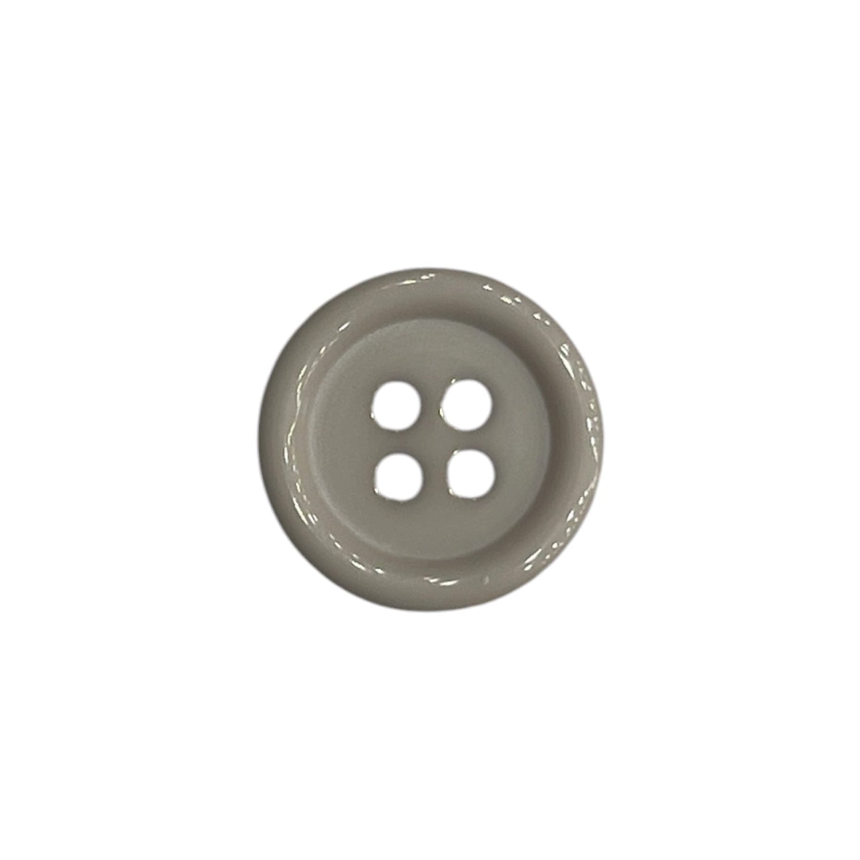 4 Hole Round Button with Raised Rim XR011