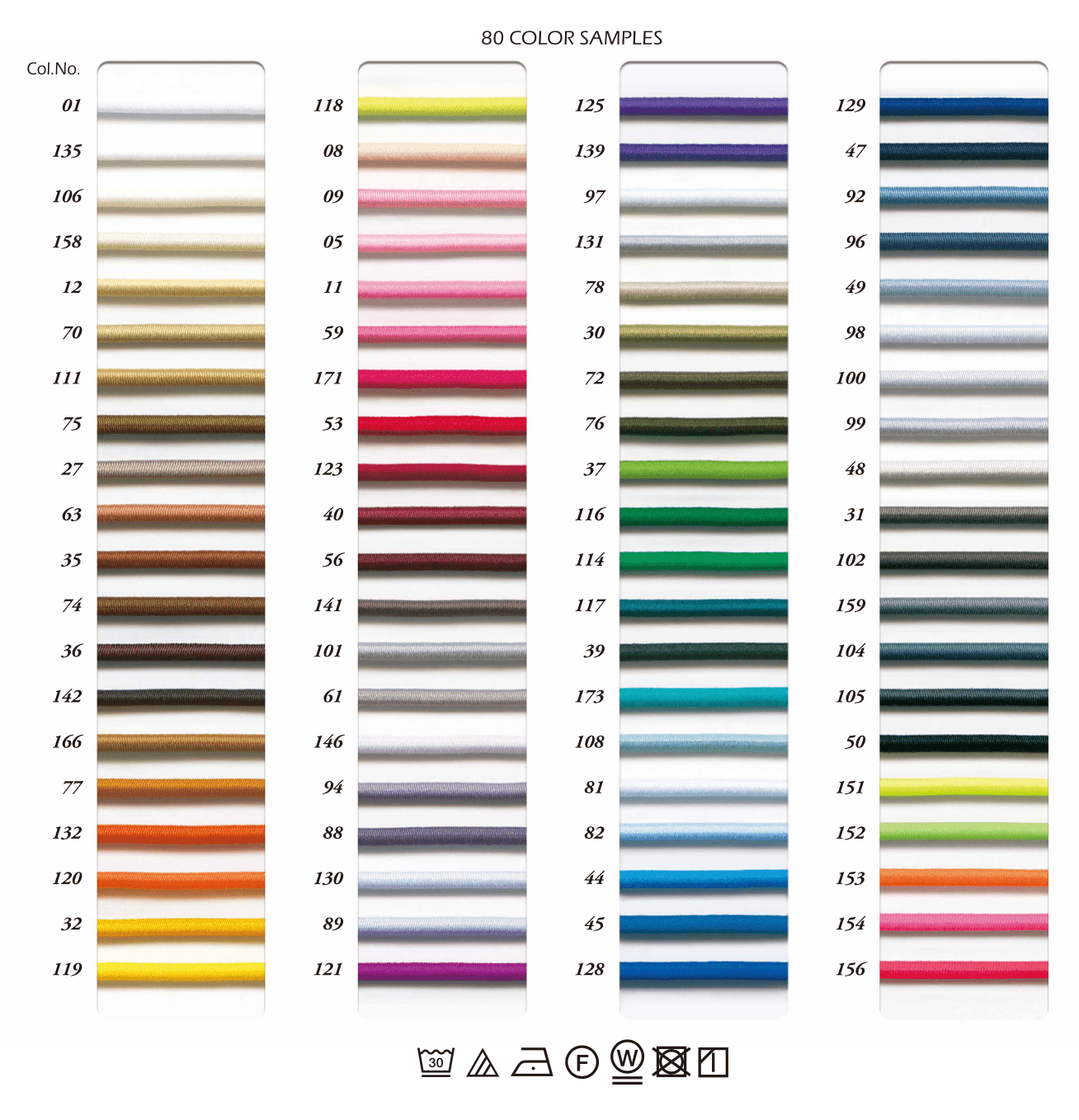 SIC - 3141 POLYESTER ELASTIC CORD/HARD TYPE SHINDO - Galedi Pins