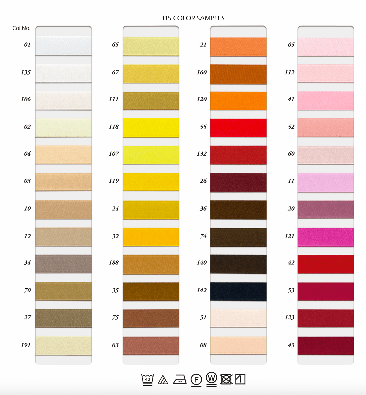 SIC - 120 POLYESTER SINGLE - FACE SATIN RIBBON SHINDO - Galedi Pins