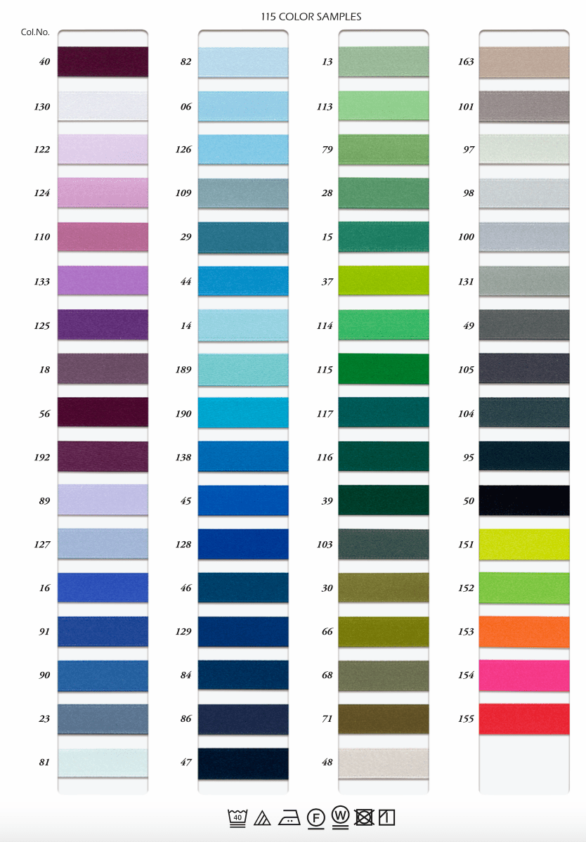 SIC - 120 POLYESTER SINGLE - FACE SATIN RIBBON SHINDO - Galedi Pins