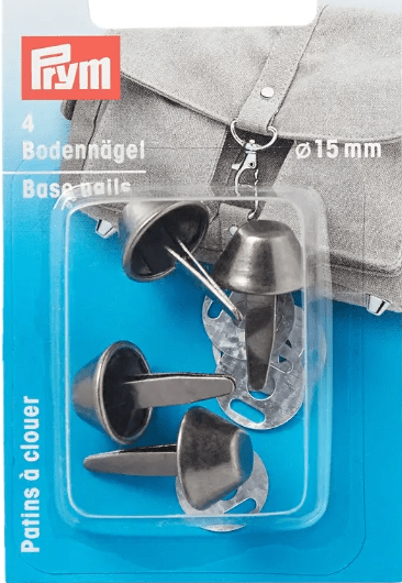 Base nails 15mm, antique silver - Galedi Pins