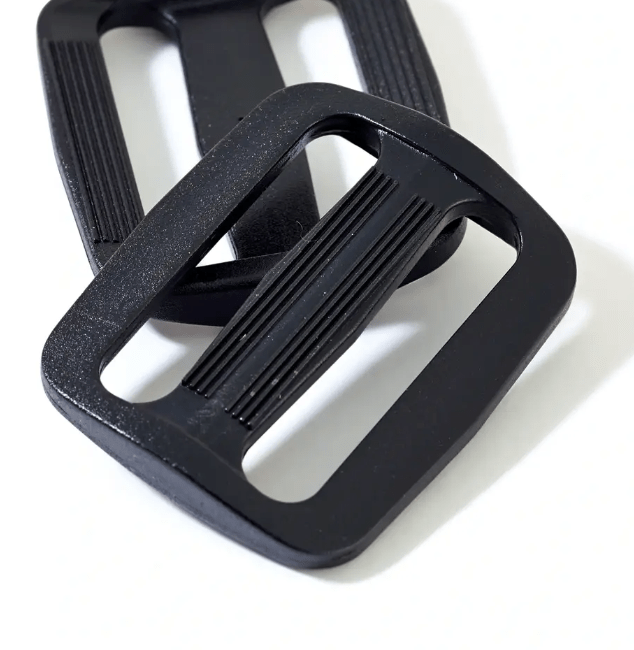 Adjusting buckles, 30mm, black - Galedi Pins