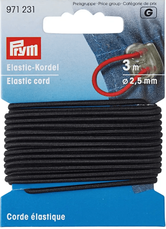 Elastic cord, 2.5mm, Various colour, 3m - Galedi Pins