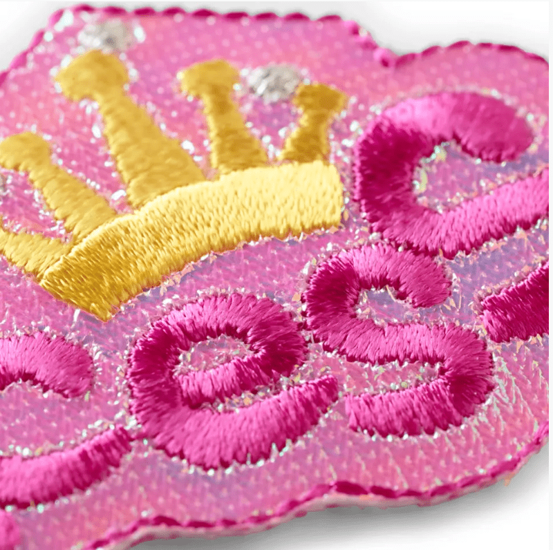 Applique princess, pink - Galedi Pins