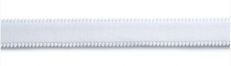 Elastic shoulder strap, 15mm, white, 80cm - Galedi Pins