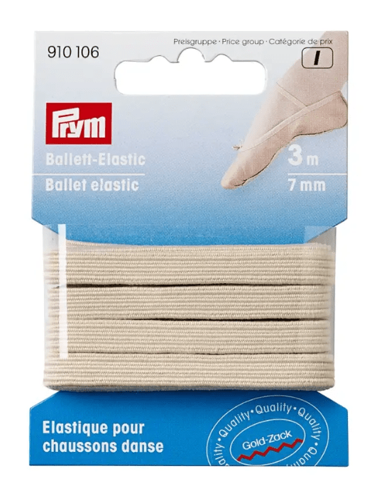 Ballet elastic 7mm, beige - Galedi Pins