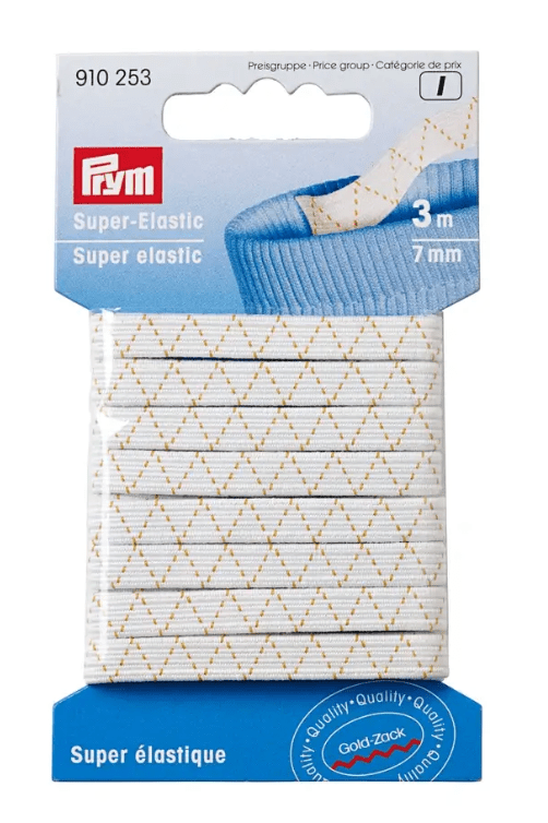 Super elastic, 7mm, white or black, 3m - Galedi Pins