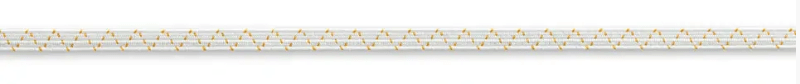Standard elastic, 5mm, white, 50m - Galedi Pins