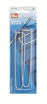 Stitch holder, 135mm, silver - coloured, 2 items - Galedi Pins