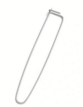 Stitch holder, 135mm, silver - coloured, 2 items - Galedi Pins