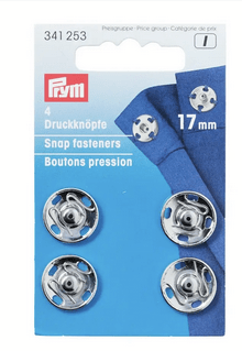 Snap fasteners, 17mm, - Galedi Pins