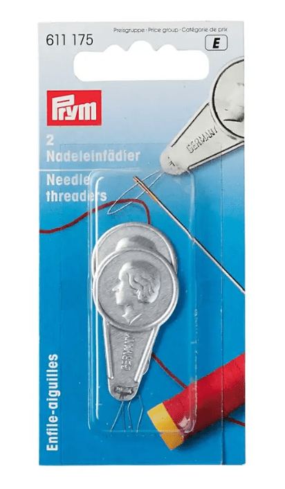 Needle threader silver - coloured, 2 items - Galedi Pins