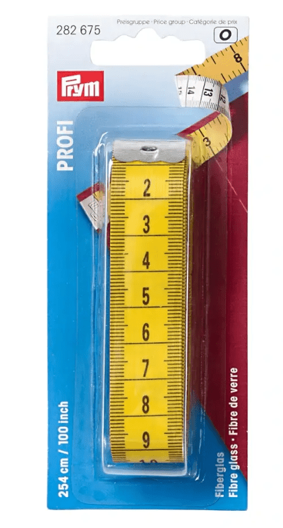 Tape measure PROFI fibre glass, 254cm, 100inch - Galedi Pins