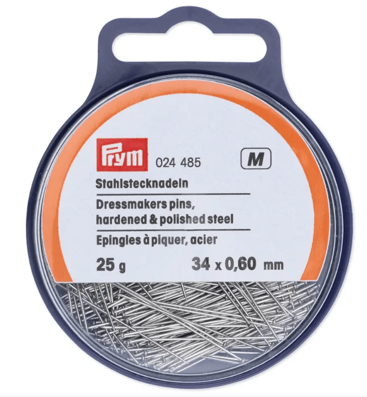 Pins, 0.60 x 30 mm/ 0.60 x 34mm, silver - coloured, 25g,box with strap - Galedi Pins