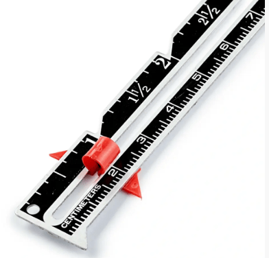 Sewing and knitting measuring tape, cm/inch - Galedi Pins