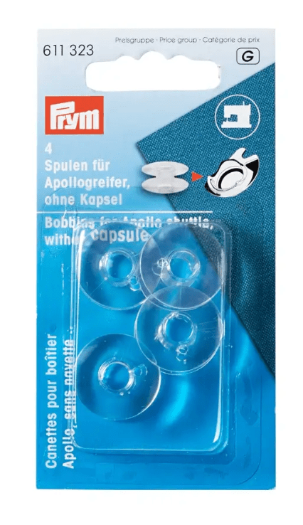 Sewing machine bobbins for Apollo gripper - Galedi Pins