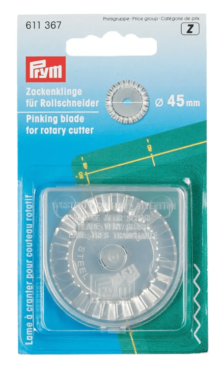 Serrated spare blade for rotary cutter, 45mm - Galedi Pins