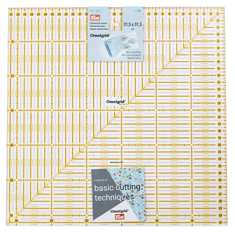 Universal ruler, 31.5x31.5cm - Galedi Pins
